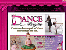 Tablet Screenshot of dancewithbrigitte.com
